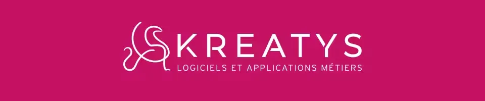 Logo de KREATYS, E=entreprise de Services Numériques qui transforme vos processus d'entreprise en Logiciels Métiers et Applications Web.